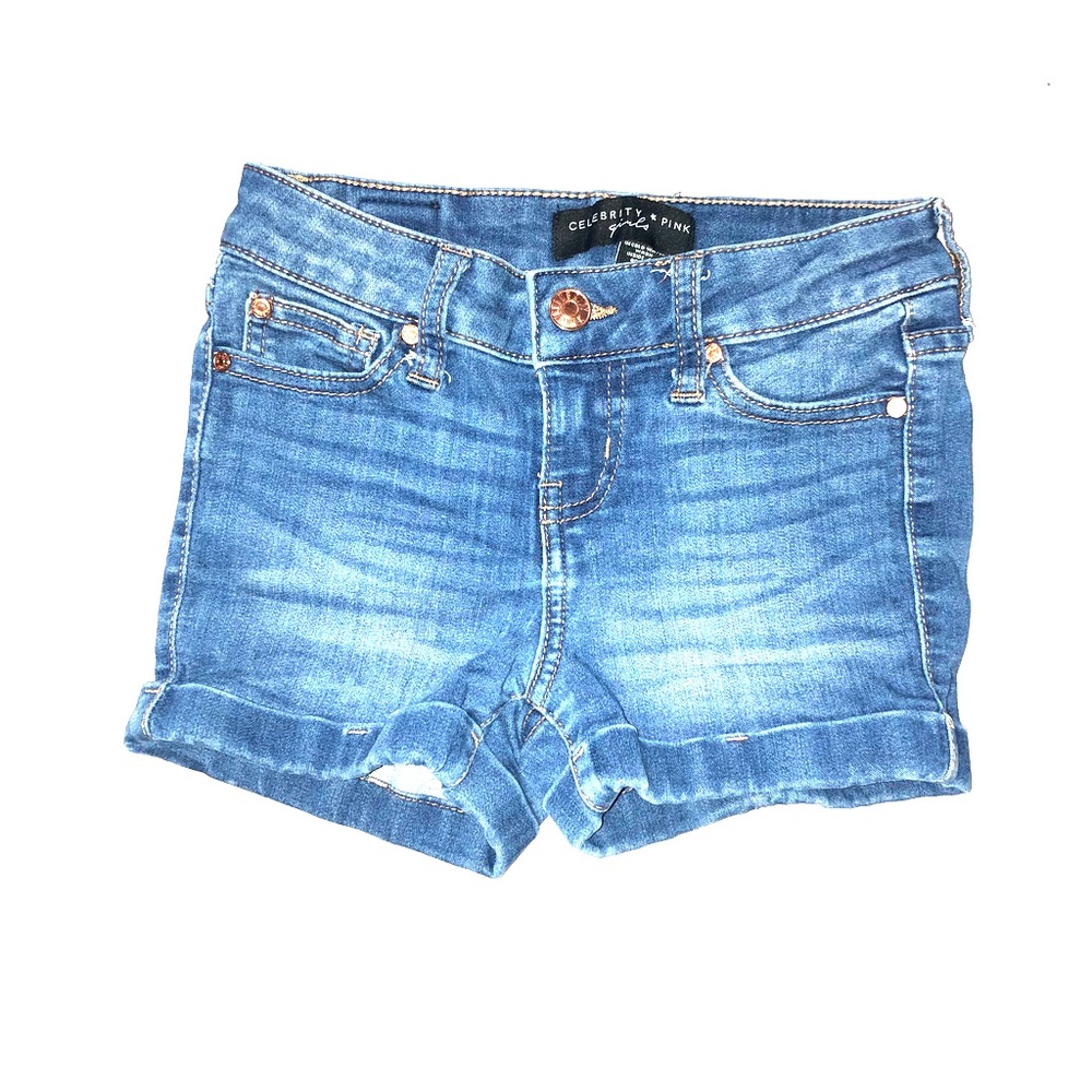 Stretchy jean shorts